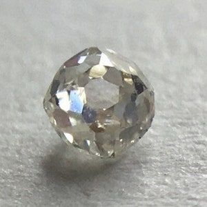 0.05 ct Antique Light Grey Three Fold Cut Round Diamond