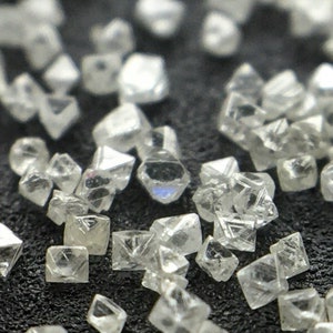 50 Octahedron Rough Micro Diamond Crystals