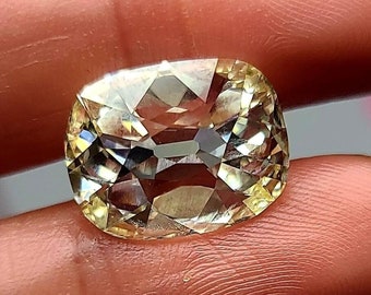 5 Ct S-T VS2 Rose Cut Cushion Diamond | Loose Natural Mined