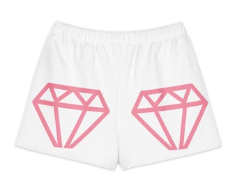 Pink Diamond Logo Unisex cotton shorts