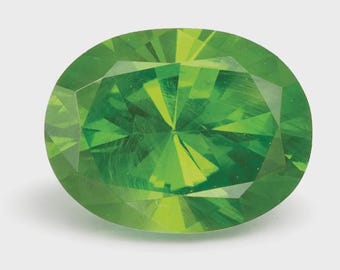 6,62 x 5,06 mm Ovaal Notable Gems® Demantoid Demantoid Granaat-edelsteen #439858