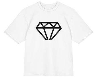 Black Diamond-logotyp överdimensionerad bomullst-shirt
