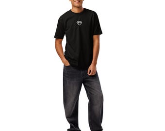 Vit Daimond Logo Cotton Heritage MC1082 I Herr Premium Kortärmad T-shirt