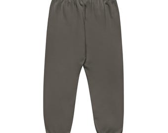 Pantalones deportivos unisex de felpa con logo de diamante blanco