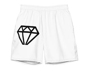 Black Diamond Logo Recycled Swim Trunks