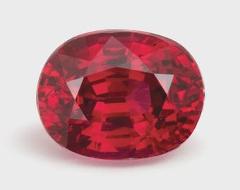7,27 x 5,71 mm Ovaal Notable Gems® rode robijn edelsteen #500040970