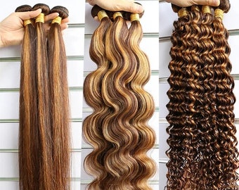piano colour human hair extensions highlight hair weaving human hair bundles real human hair wefts real human hair free shipping