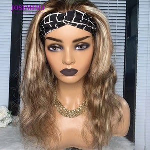 Easy Wear highlight colour Headband Wig band wig hair wigs human hair wigs cheap head band wig for black women women wigs for women