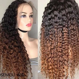 ombre 2tone 1B/30 human hair wig preplucked hair Auburn Brown 360 lace wigs glueless women wigs frontal lace wig for women gluessless wigs