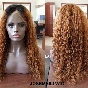 ombre 2tone 1B/30 human hair wig preplucked hair Auburn Brown 360 lace wigs glueless women wigs frontal lace wig for women gluessless wigs