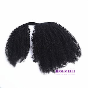 easy to draw a bun esay install ponytail Wrap Around Drawstring human hair ponytail extensions clips in Remy Hair Real human Hair extensions