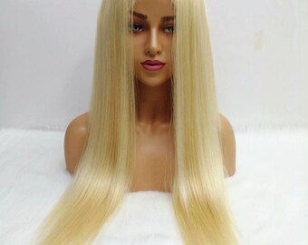 613 Blonde Hair Wigs Remy Hair Human Hair Wigs Lace Frontal  display picture 1
