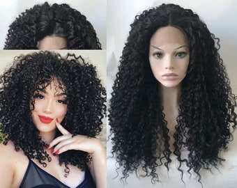 kinky curly hair wig frontal lace human hair wig for women with baby hair full lace wig glueless wigs 360 lace hair wig bleached knots