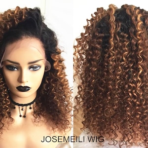 ombre 2tone 1B/30 human hair wig preplucked hair Auburn Brown 360 lace wigs glueless women wigs frontal lace wig for women gluessless wigs