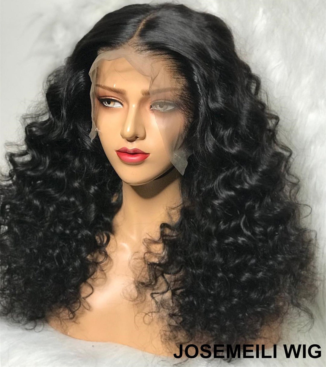 Brazillian hair wigs virgin hair wigs deep curly human hair Etsy 日本