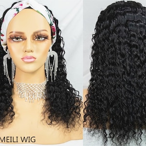 Popular Headband Wig band wig hair wigs human hair wigs cheap head band wig for black women women wigs for African Ameircan women