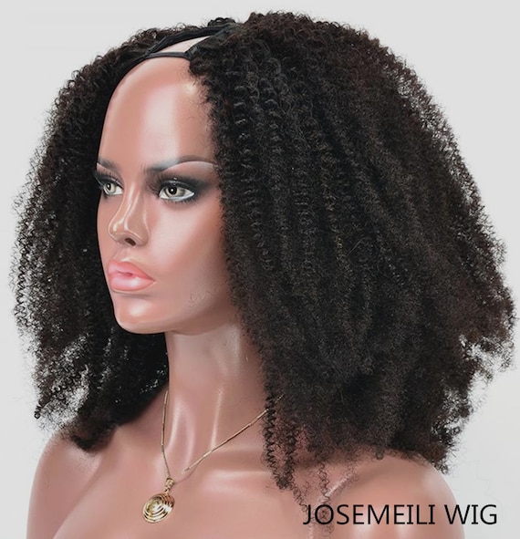 Mongolian Afro Kinky Curly U part Wig Hair Wigs Human Hair Wigs Cheap Wig for Black Women Women Wigs for African Ameircan Women Etsy UK