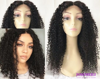 kinky curly hair wig frontal lace human hair wig for women with baby hair full lace wig glueless wigs 360 lace hair wig bleached knots