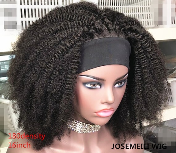 Bandeau Perruque mongole afro kinky boucle bande perruque perruque  perruques perruques cheveux humains perruques femmes perruques pour les  femmes africaines Ameircan livraison gratuite -  Canada