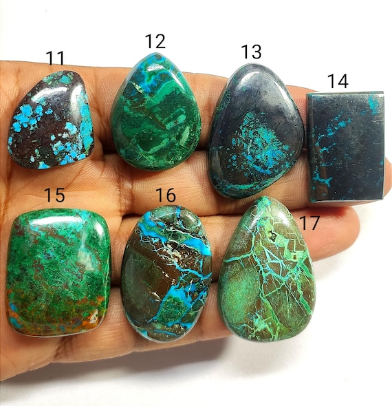 クリソコラ 穴あきルース loose_stone88 クリソコラ 穴あきルース