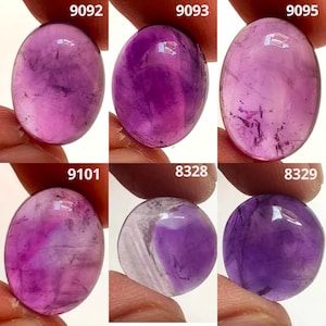 AAA+++ de haute qualité ! Pierres précieuses d&#39;améthyste, cabochon d&#39;améthyste violette naturelle, gemmes d&#39;améthyste africaine en vrac, incroyables cabochons lisses fabriqués à la main.