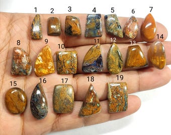 Natural Pietersite Gemstone, Pietersite Cabochon, Designer Pietersite, Hand Crafted Smooth Cabochons, Jewelry making stones, 11021.