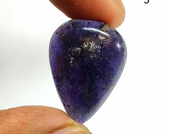 RARE!! IOLITE SUNSTONE Gemstone, Natural Iolite Sunstone Cabochon, Loose Iolite Sunstone Gems, Amazing Hand Crafted Smooth Cabochon, 10986.