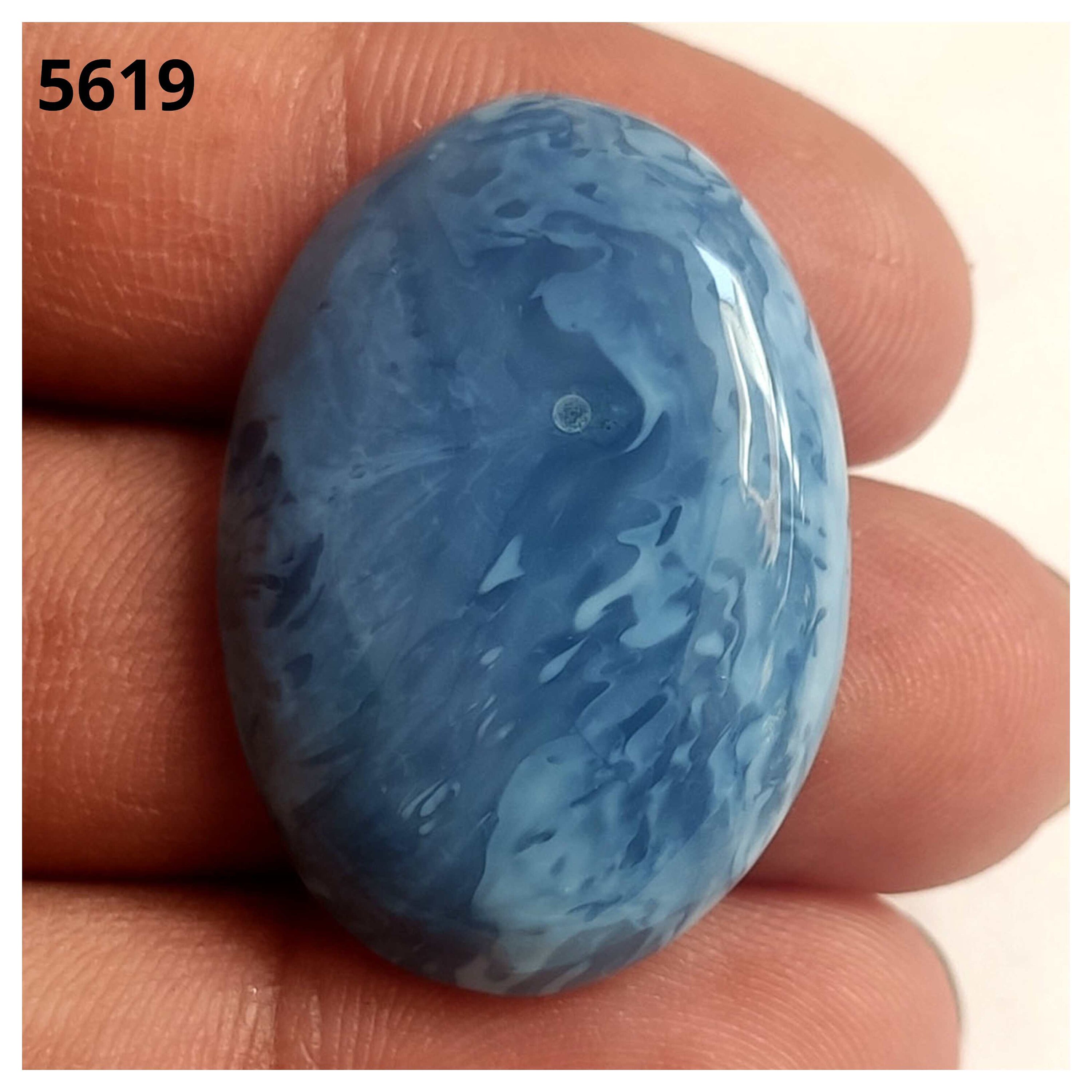 Aaatop Quality Blue Opal Gemstone Natural Blue Opal Etsy