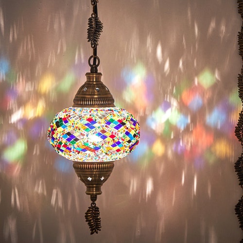 10 Colors Swag Plug In Turkish Moroccan Mosaic Hanging Lamp Singapore Turkish Moroccan Mosaic Hanging Lamp, Hanging Lamp With Chain Plug In