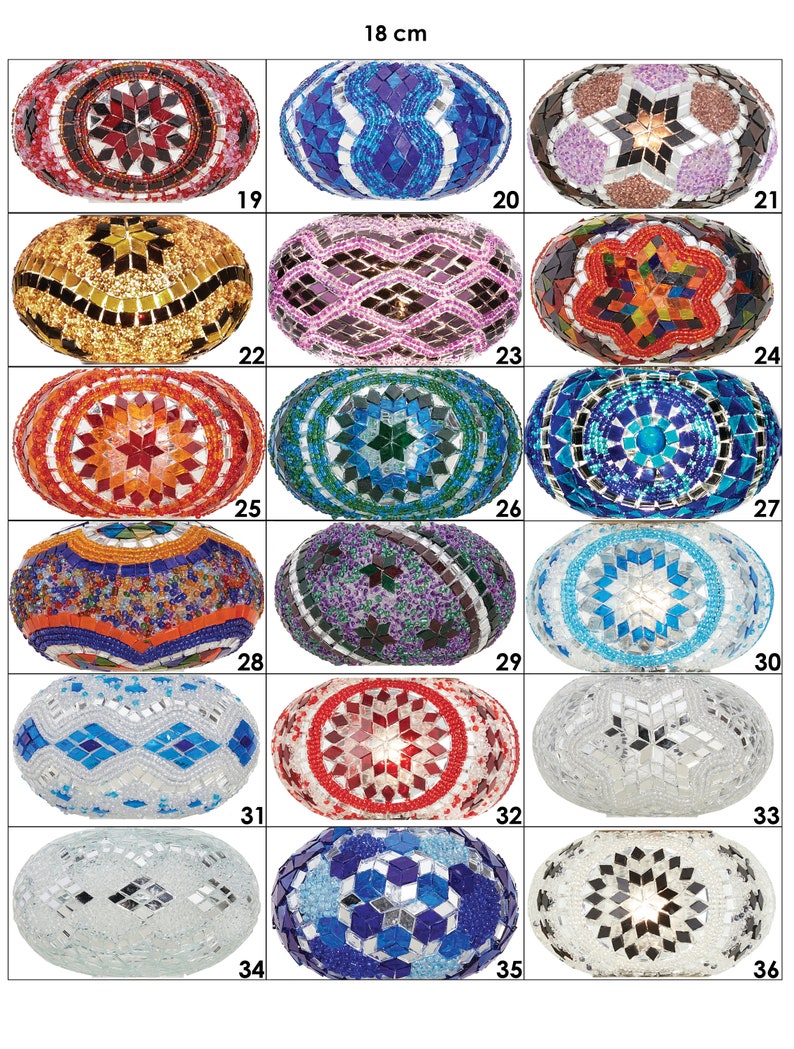 Biggest 11 Big Globes Turkish Moroccan Mosaic Floor Lamp Etsy