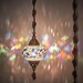 10 Colors - Swag PLUG IN Turkish Moroccan Mosaic Hanging Lamp with 15feet Cord,Chain and Plug 