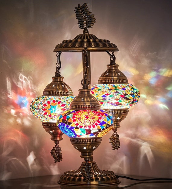 10 Colors Stunning Turkish Moroccan Mosaic Lamp With 3 Hong Kong 10 Colors Stunning Turkish Moroccan, Turkish Style Light Fixtures