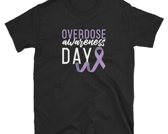 Camisa del día de la concienciadesa de la sobredosis, camisa de recuperación, camisa de sobriedad, regalos de recuperación, camisa NA, camisa AA, camisa de 12 pasos