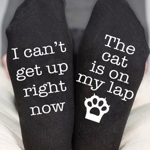 If You Can Read This I Can't Get up Right Now the Cat is - Etsy