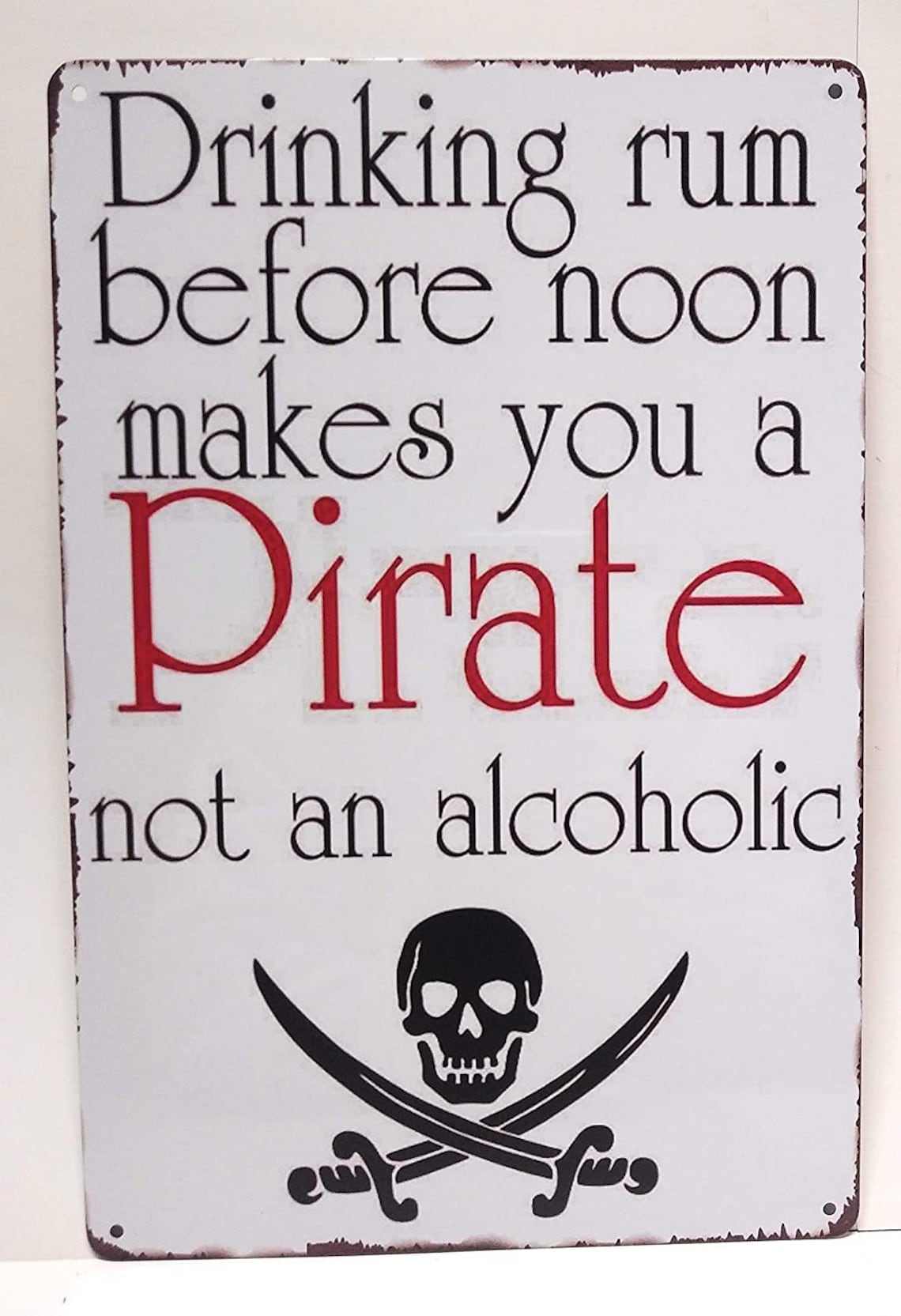 Drinking Rum Before Noon Makes You A Pirate Not an Alcoholic Etsy