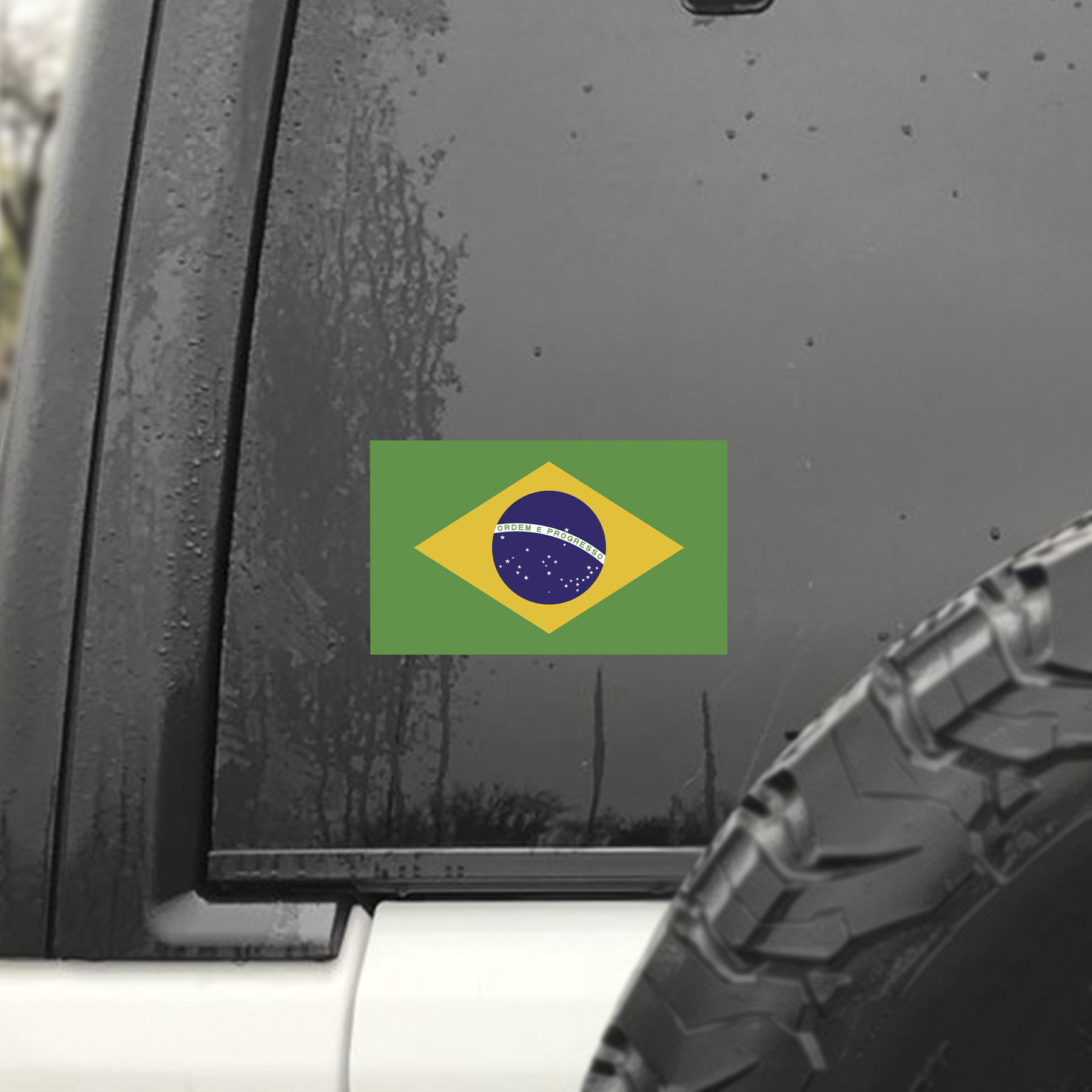 Brazil Flag Decal Stickers Official Flag of Brazil Stickers 5