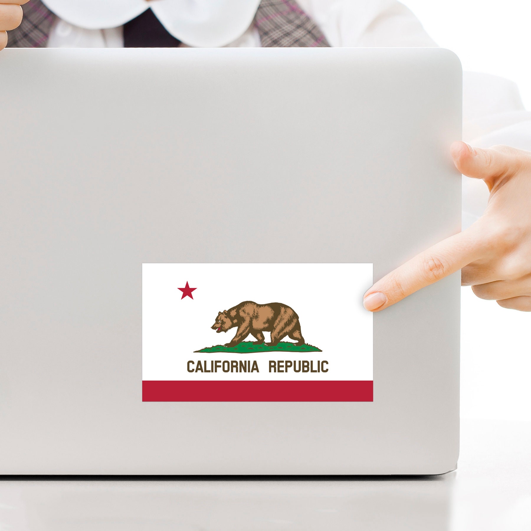 California State Flag Decal Sticker 5-Inches by 3-Inches | Etsy