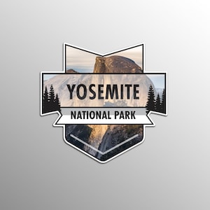 Yosemite National Park Decal Sticker | 4.7-Inches By 4.4-Inches | Premium Quality Vinyl Sticker | UV Protective Laminate | PD969