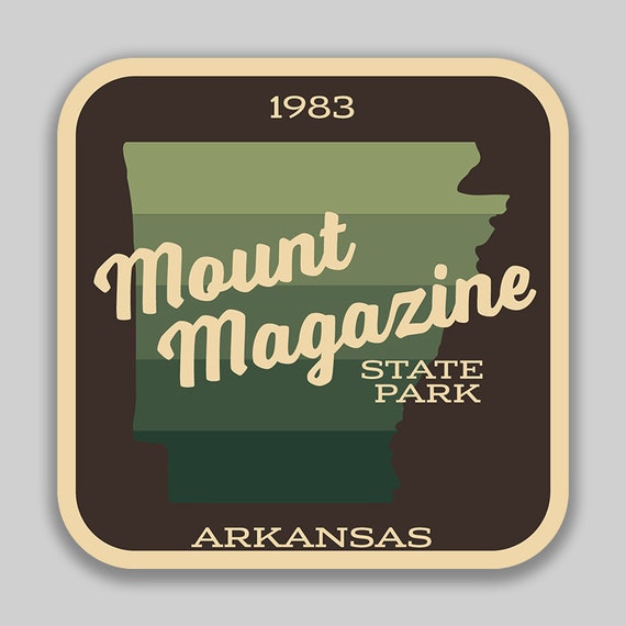 Mount Magazine State Park Arkansas Decal Sticker 4inches Etsy