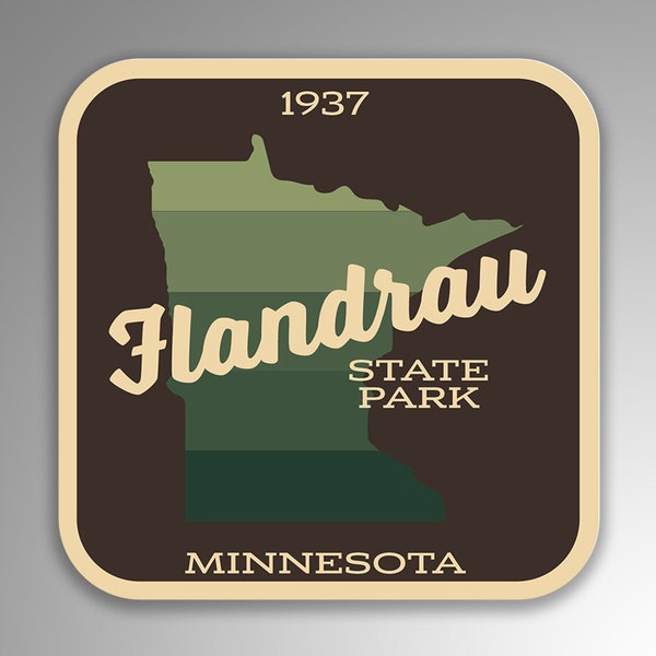 Minnesota State Park Sticker Etsy
