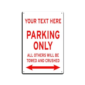 Señal de estacionamiento, Señal de estacionamiento personalizado, Señal de estacionamiento reservado, Mi señal de estacionamiento, Señal divertida de no estacionamiento, Señal de estacionamiento, Señal de cueva de hombre