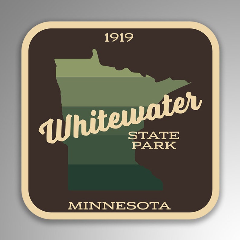 Whitewater Minnesota State Park Decal Sticker 4inches Etsy Hong Kong