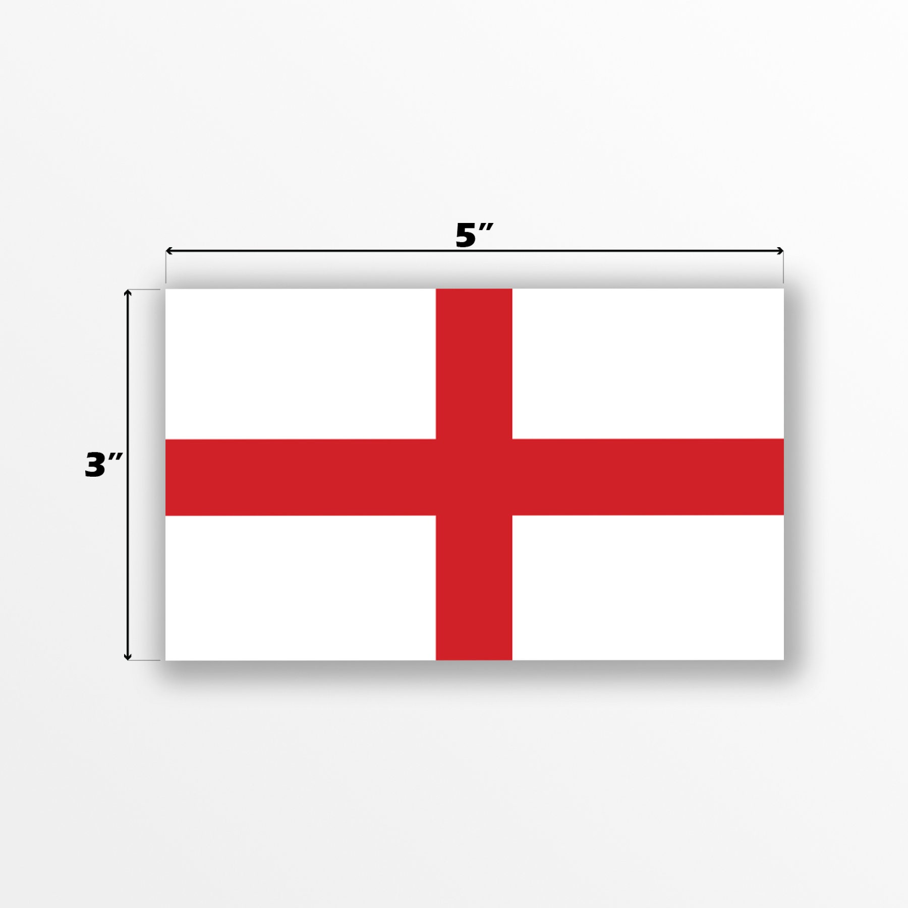 Car Window Stickers England St George's Cross Flag Bumper Stickers - Foto 8