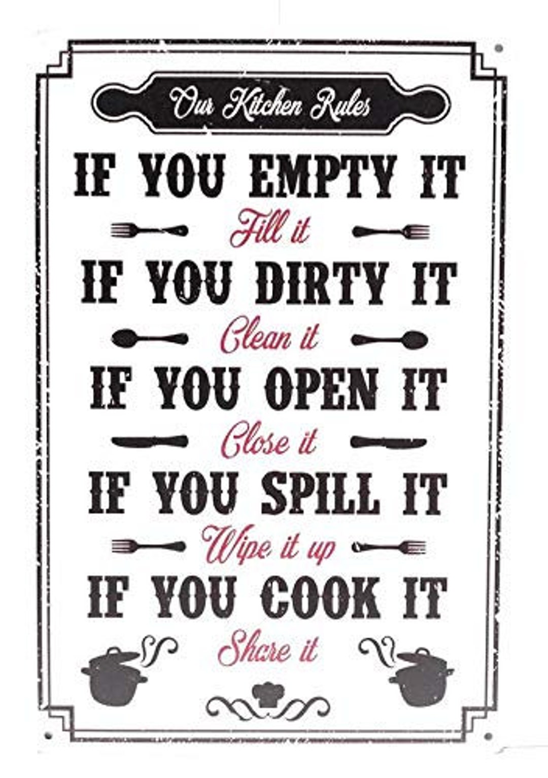 Funny Kitchen Quote My Cooking Is Awesome Metal Tin Sign Wall Decor Retro  Kitchen Signs With Sayings For Home Kitchen Decor Gifts