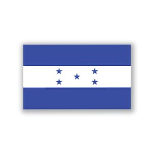 Honduras Flag Decal Stickers | Official Flag of Honduras Stickers | 5-Inches by 3-Inches | Premium Quality Vinyl | PD443