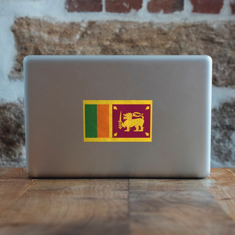 Sri Lanka Flag Decal Sticker 5inches by 3inches Premium Etsy