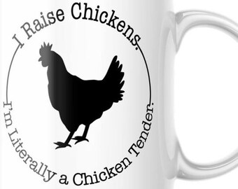 Funny Chicken Lover Mug, Chicken Tender Design