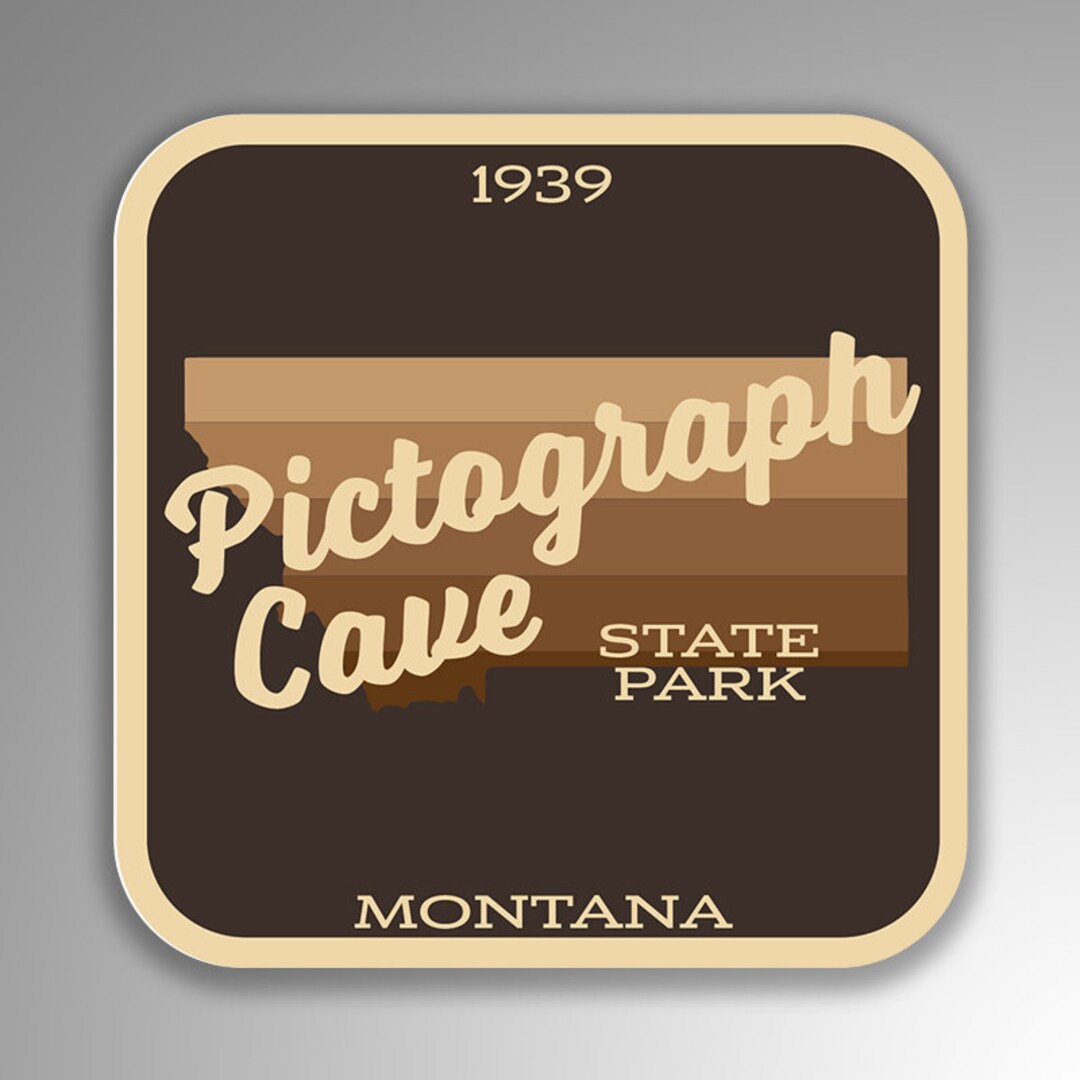 Pictograph Cave State Park Decal Sticker | 4-inches | Premium Quality ...