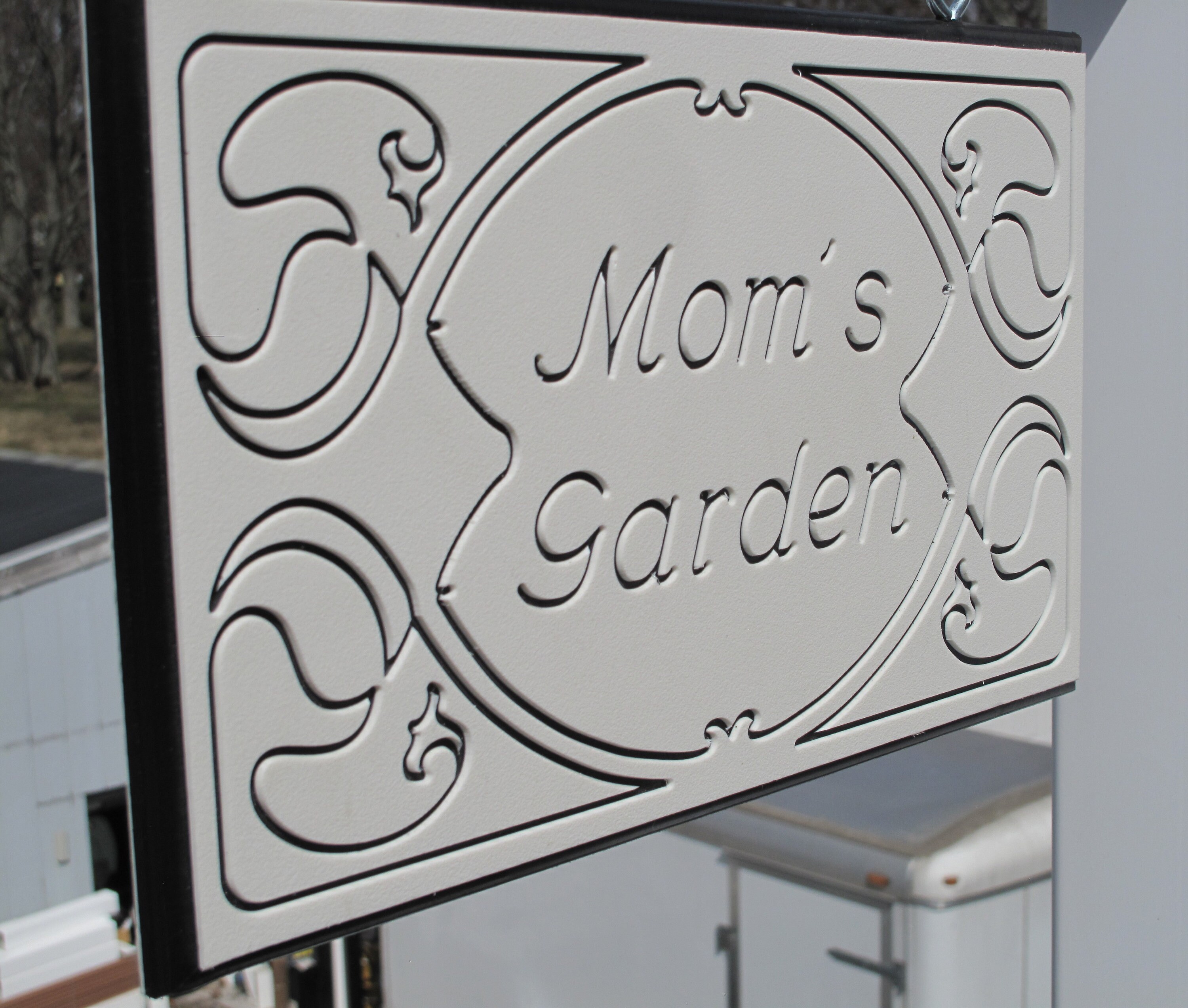 Moms Garden Stock Standard Engraved Signs King Colorcore Etsy