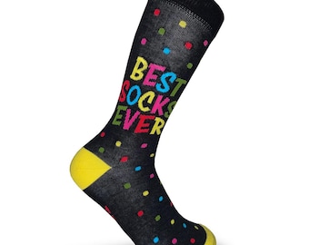 Best socks ever birthday socks /50th gift/ Men & Women gift/ 50th birthday / Sons 40th socks/ Organic cotton socks/sock lover gift